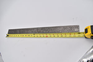 Palanquilla plana hecha a mano personalizada de Damasco, palanquillas de acero de Damasco para la fabricación de cuchillos, soporte OEM, palanquilla de Damasco forjada a mano - Product Image 6