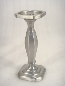 <b>Silver</b> Metal Taper Candle Holder for Home Decor - Product Image 3