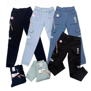 Pantalon cargo 6 poches confortable et respirant de tous les jours pour garçons Technique lavée - Product Image 1