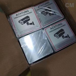 ป้ายสัญลักษณ์ความปลอดภัยสะท้อนแสง PVC ฐานอะลูมิเนียม ป้ายเตือนกลางคืน - Product Image 6