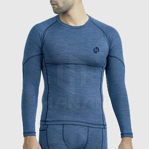 Camisas de compresión para hombre de último diseño, logotipo personalizable, ropa deportiva, protector contra sarpullidos - Product Image 5