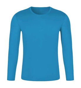 T-shirt à manches longues personnalisé avec logo, séchage rapide, uni, en polyester, pour la sécurité, la pêche en plein air, pour hommes - Product Image 5