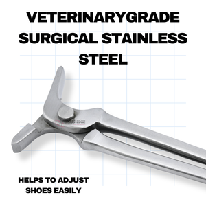 Outil d'épandage de chaussures de maréchal-ferrant de haute qualité outil de réglage de sabot vétérinaire fer à cheval élargissement ouverture poignée confortable - Product Image 3