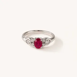 Liora Fine Jewelry Radiant Cut Topaz and Oval Cut Opal <b>Dainty</b> <b>Ring</b> Handmade Geometric Design - Product Image 5