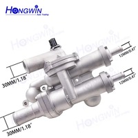 Boîtier de thermostat en aluminium et câble 68003582AB pour Chrysler 200 Sebring Dodge Avenger Caliber Journey J-eep Compass 55111017AC