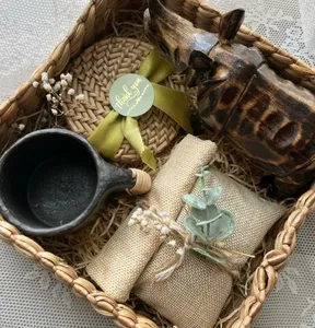 TienPhong, venta al por mayor, 2025, jacinto de agua, cesto del noreste con tapa para regalos, cesta, baño, sala de estar, almacenamiento - Product Image 3