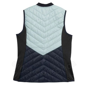 2025 chaleco acolchado informal de moda con patrón personalizado estilo Puffer invierno sin mangas para mujer - Product Image 5