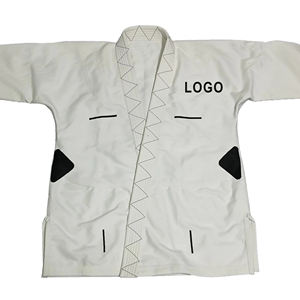 Kimono de Jiu-Jitsu Brésilien de compétition en coton premium avec broderie et design de coupe, vêtements d'arts martiaux - Product Image 1