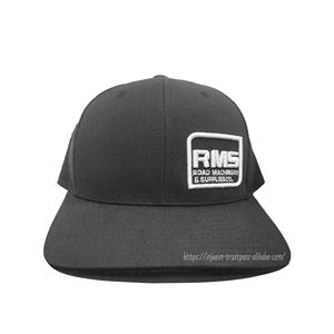 Chapeaux de camionneur noirs de haute qualité, casquettes de camionneur en gros tissu OEM casquettes de sport pour hommes broderie Gorras personnalisée - Product Image 1