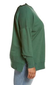 Sweat à capuche à manches longues en polaire pour femmes, sweat-shirt actif à poche kangourou, vente en gros sur mesure - Product Image 3