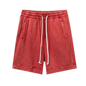 Pantalones Cortos con Lavado Ácido Más Vendidos, 100% Algodón, Ecológicos, Cintura Alta Elástica, Hechos a Medida, Ropa de Calle, Ropa Casual para Hombre - Product Image 5