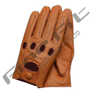 Gant d'équitation antidérapant durable respirant en cuir véritable gants d'équitation accessoires d'entraînement équestre en plein air - Product Image 4