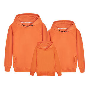 Sweat-shirts assortis pour la famille avec logo personnalisé 2026, 300G, couleur contrastée, hommes, femmes, enfants, sweat-shirt extensible 8,5% élasthanne - Product Image 3