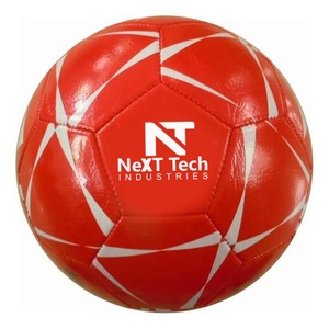 Balón de entrenamiento de fútbol de material PU para fines de entrenamiento con diseño personalizado y logotipo personalizado de Next Tech Industries - Product Image 1