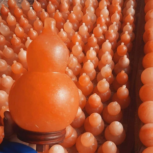 Lámpara de sal de cristal natural hecha a mano 2025 última forma de gota con energía curativa - Product Image 1