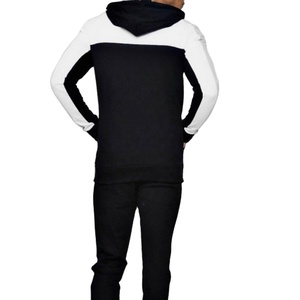 Venta al por mayor de peso pesado orgánico Sudadera con capucha de los hombres de alta calidad sudaderas con capucha Personalizar Logo Streetwear Hoody Sets - Product Image 3