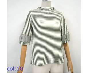 Paquete de gimnasio atlético, venta al por mayor, camisa redonda de calidad con diseño de marca de lujo personalizado para mujer - Product Image 3