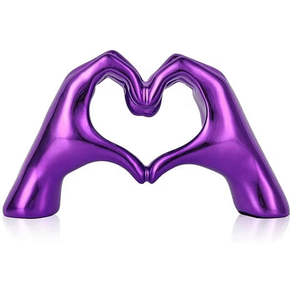 Sculpture d'art abstraite en argent plaqué tendance, décoration créative pour la maison, sculpture artisanale en métal, ornement sur base noire - Product Image 6