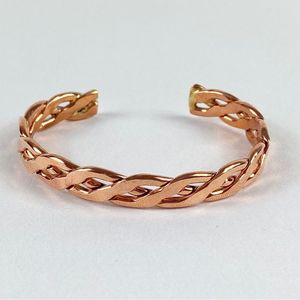 Thin Fine Jewelry <b>Copper</b> Magnet Therapy Bangles Fashionable <b>Bracelets</b> with Simple Design Available for Sale - Product Image 6