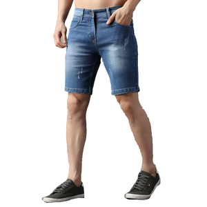 2024 Premium hommes Denim jean Shorts conception personnalisée coton lavé élégant décontracté à la mode pantalon orienté vers l'exportation - Product Image 1
