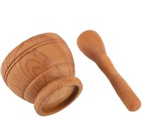 Hoogwaardige ecovriendelijke houten stamper en vijzelset, modern multifunctioneel keukengerei
