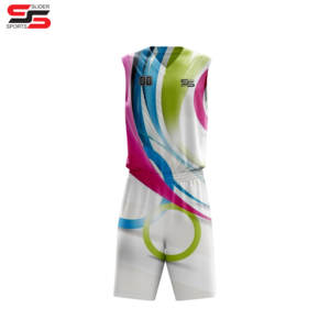 Ensemble de maillots de basket-ball en maille double face personnalisés, impression par sublimation, uniformes de basket-ball réversibles pour l'entraînement des jeunes - Product Image 5