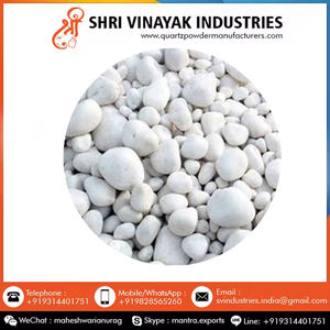 Prix de gros galets blancs de neige naturels hautement polis - Product Image 3