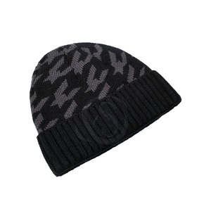 Vêtements de sport d'hiver personnalisés avec votre propre logo, 100% laine, impression numérique, noir gris épais, unisexe - Product Image 3