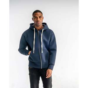 Chaqueta Imperio Shop de Invierno Casual para Hombre, Talla S, Negra, Oversize, a Cuadros, con Cremallera, de Neopreno, 95% Poliéster, 5% Elastano - Product Image 1