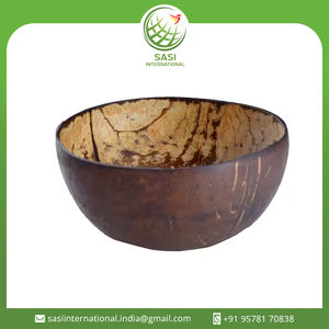 Cuencos de cáscara de coco Natural de la mejor calidad, vajilla de madera redonda desechable para frutas, diseño moderno para postres y acampar - Product Image 2