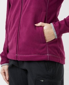 Chaqueta polar con capucha para mujer, talla XL, ligera, de invierno, estilo universitario, transpirable, con botones frontales y estampado, venta al por mayor - Product Image 6