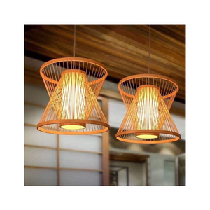 Lámpara colgante de bambú única de alta calidad, decoración para sala de estar/hogar/restaurante/Hotel/con precio competitivo para exportar - Product Image 1