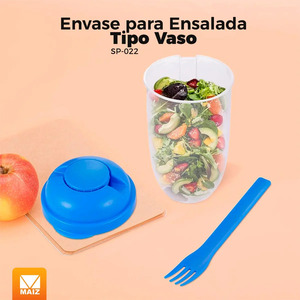 Contenitore Ermetico in Plastica per Alimenti 900ml Adatto al Microonde - Colori Assortiti - Product Image 2