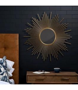 Miroir mural en métal au design simple avec la meilleure qualité pour la décoration Miroir en métal suspendu de luxe Haute qualité Meilleur prix - Product Image 2