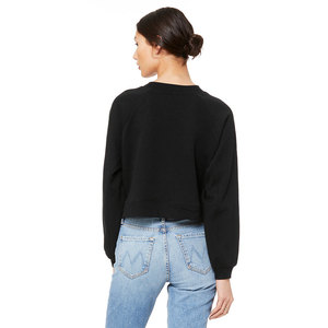 BELLA + CANVAS Women's Raglan Pullover Fleece Sweatshirt WOMEN'S RAGLAN Letter Print Loose PULLOVER FLEECE Sweatshirt & Hoodie - Product Image 2