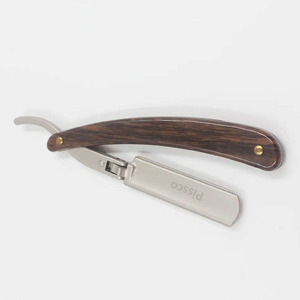 Afeitadora Manual Clásica de Alta Calidad para Hombre, Cuchilla de Acero Inoxidable, Mango de Madera, para Afeitar y Recortar la Barba - Product Image 4