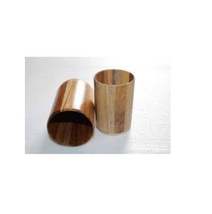Verre en bois de forme ronde ensemble de 2 pièces de table vin bière taille moyenne verre en bois personnalisé meilleure vente - Product Image 3