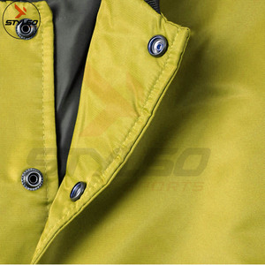 OEM Manufacturer Wholesale Custom <b>Men's</b> High Quality 100% Polyester Satin <b>Bomber</b> <b>Jacket</b> Solid Color Winter Letterman Pattern New - Product Image 5