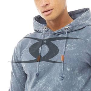 เสื้อมีฮู้ดผ้าฟลีซสำหรับผู้ชายเสื้อมีซิปซักได้สีดำวินเทจผ้า100% มีฮู้ดพิมพ์ลายกราฟิก - Product Image 5