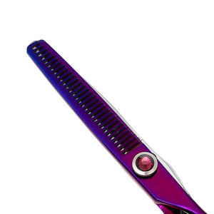 Venta caliente tijeras de mano izquierda tijera de precisión japonés profesional 440C acero doble peluquero recorte para tijeras de pelo - Product Image 4