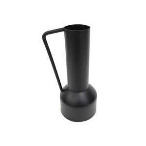 แจกันเหล็กลายดอกไม้สีดำดีไซน์ทันสมัยสำหรับตกแต่งโต๊ะและบ้านและร้านอาหารแจกันโลหะแฮนด์เมดจำนวนมาก - Product Image 2