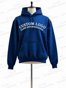 New Fashion Men Autumn Winter Hoodies Street Long Sleeve Loose Solid Color Casual Fleece <b>Tops</b> White Hoodies <b>Thermal</b> Wholesale - Product Image 5