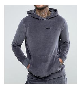 Sudadera CON CAPUCHA DE Hip Hop de alta calidad personalizada 320 GSM terciopelo de gran tamaño Logo impreso Sudadera con capucha para hombre French Terry Heavyweight con capucha transpirable - Product Image 1