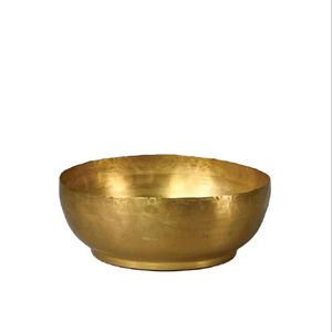 Tazón de Aluminio Hecho a Mano para Uso Decorativo y Funcional en Cocinas y Decoración Contemporánea del Hogar - Product Image 1