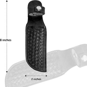 Funda de Cuero para Cuchillo OEM, Cierre de Presión Seguro, Impermeable, Duradera, de Acero al Carbono, para Caza y Uso en Exteriores, Tamaño y Logotipo Personalizables - Product Image 4