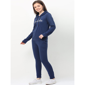 Women's Custom Cotton Printing Tracksuit Set Wholesale Jogging Sweat Suit <b>Hoodie</b> with Active Bottoms Blank Jogger Design - Product Image 4