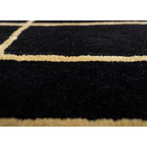 พรมขนสัตว์และใยวิสโคสถักมือ รุ่น Acar Tra-15018 ลายทางเรขาคณิต รูปทรงสี่เหลี่ยมผืนผ้า สำหรับบ้านและรถยนต์ มีสีเทาและสีดำ ขนาดกว้าง 4 เมตร - Product Image 3