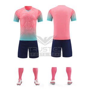 2025-26 Hot Selling Soccer Uniform Short Sleeve 100% Polyester Customized Colors High Quality Quick Dry & Breathable Wholesale - Product Image 2