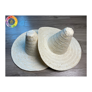 Mũ Rơm Mexican dệt thủ công/trải nghiệm vẻ đẹp của mũ rơm Mexican thủ công, thể hiện sự khéo léo truyền thống - Product Image 1