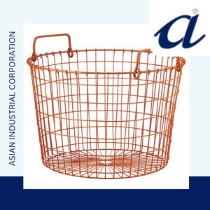Buy Premium Quality <b>Wire</b> <b>Basket</b> with Durable Quality Handle Metal <b>Wire</b> Made <b>Storage</b> <b>Basket</b> For Sale By Exporters - Product Image 3